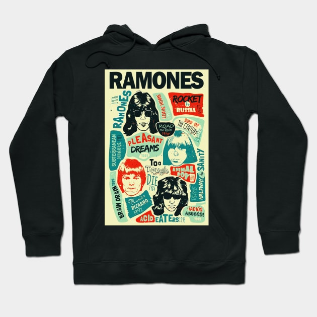 Ramones 1976 Hoodie by TArbalest